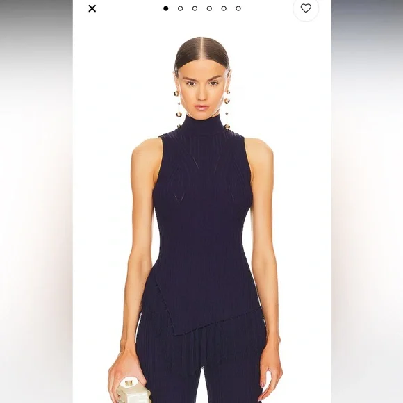 Cult Gaia Doja Top Evening Blue - Picture 5 of 5